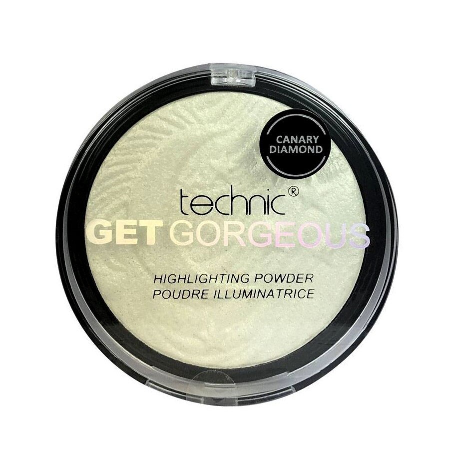 Iluminator Cu Particule Irizante Technic Get Gorgeous Highlighting Powder - Canary Diamond, 12 gr
