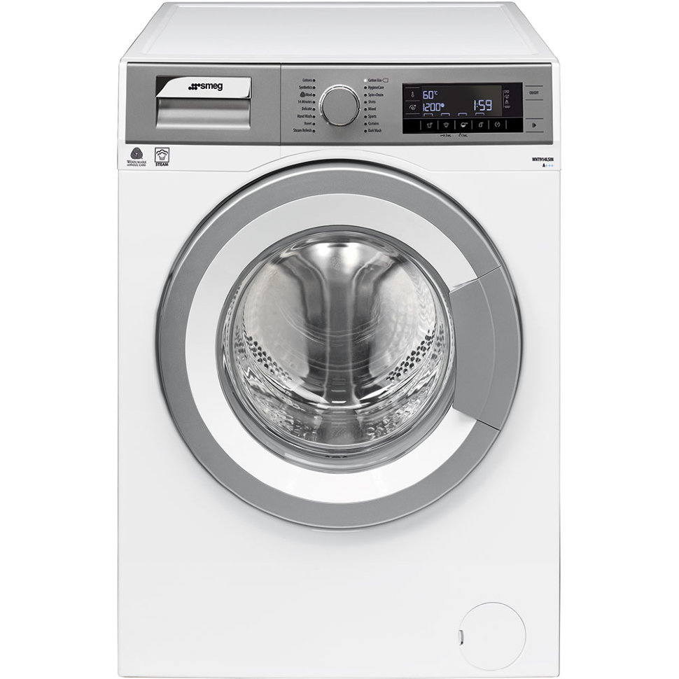 Masina de spalat SMEG WHT914LSIN, 9 kg, 1400 rpm, 16 programe, Clasa A+++, Alb