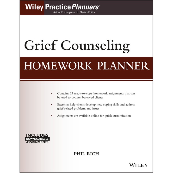 Grief Counseling Homework Planner de Phil Rich