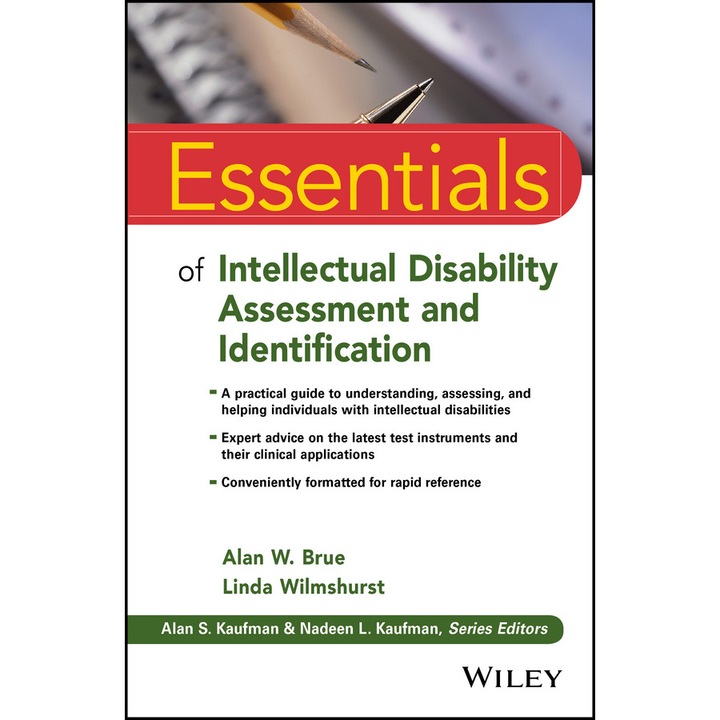 Essentials of Intellectual Disability Assessment and Identification de Alan W. Brue