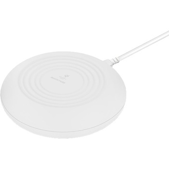 Incarcator wireless cu lumina LED PROMATE Cloud-QI, alb Incarcator wireless cu lumina LED PROMATE Cloud-QI, alb
