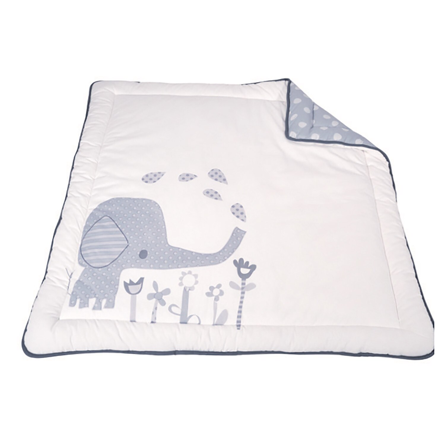 Salteluta pentru joaca Baby Dan Elefantastic Gri