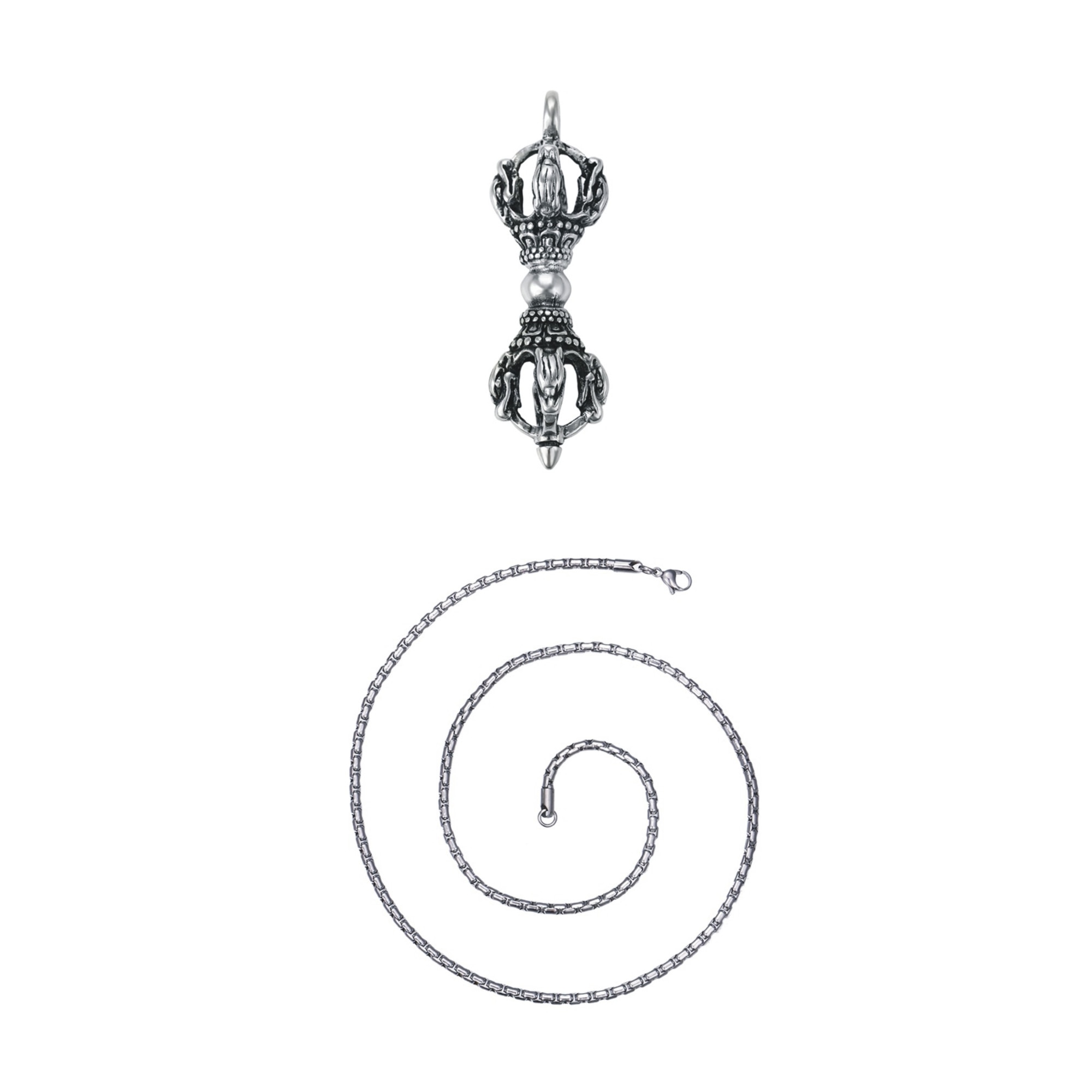 Lant inox ,pandantiv model vulturi