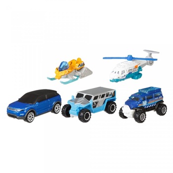 Set 5 masinute metalice Matchbox Ice Voyage Set 5 masinute metalice Matchbox Ice Voyage