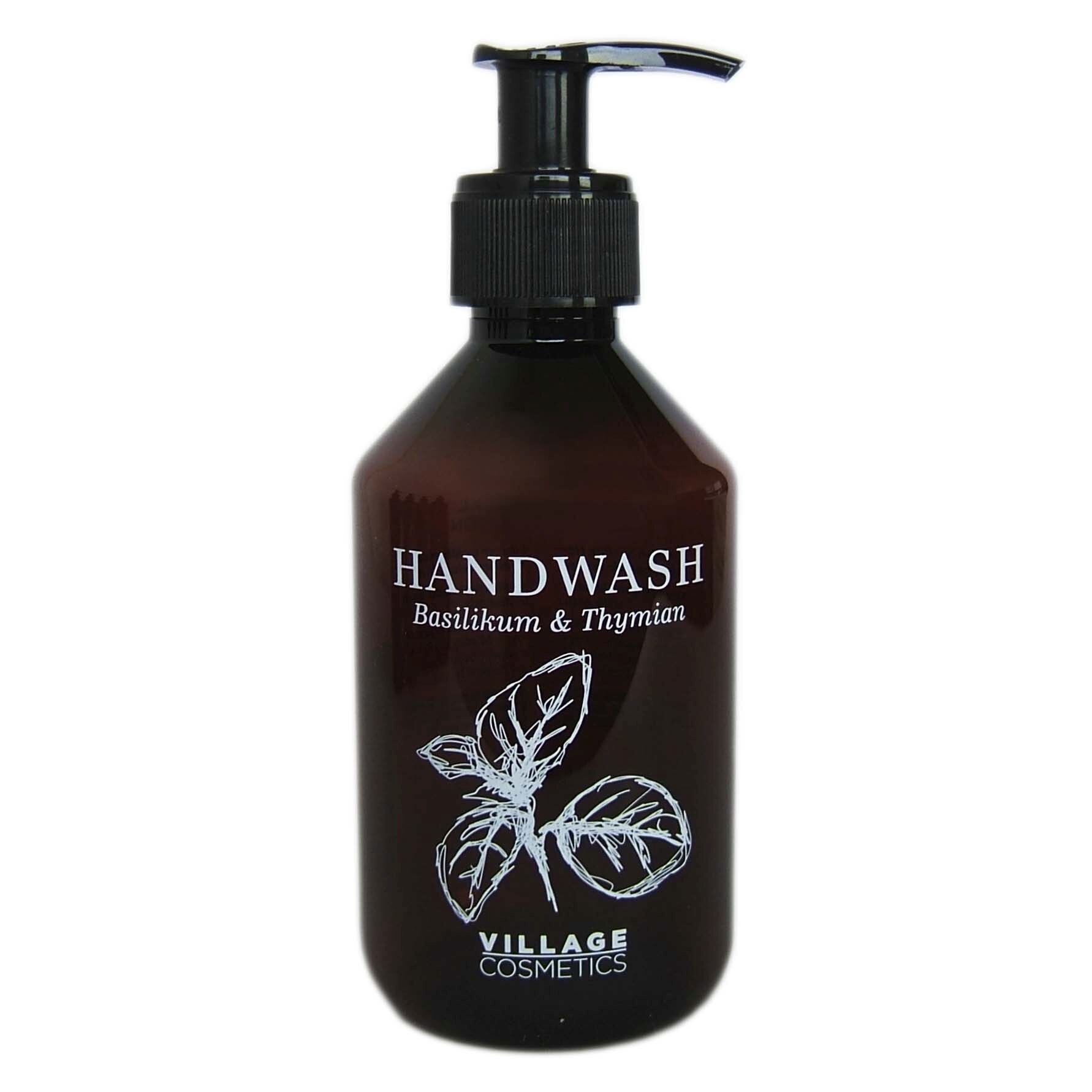 Sapun-crema lichid cimbru si busuioc, Village Cosmetics, 250 ml