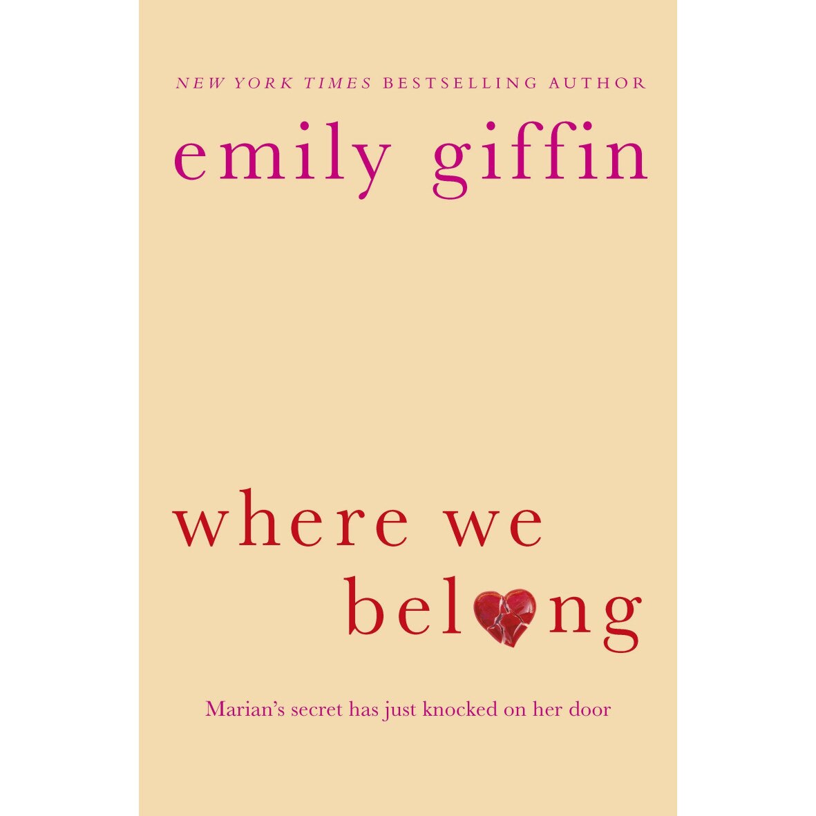 Where We Belong de Emily Giffin