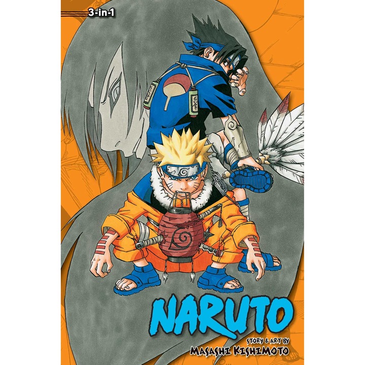 Naruto (3-in-1 Edition), Vol. 3 de Masashi Kishimoto