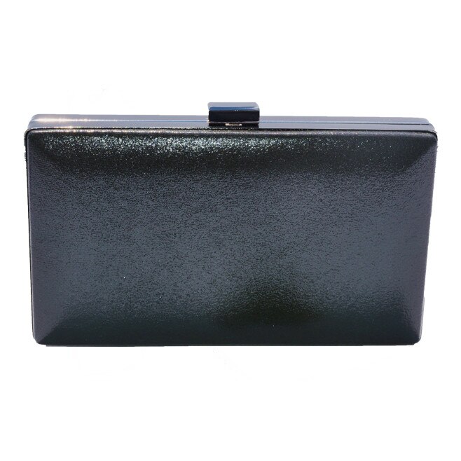 Poseta deosebita din material fin, lucios, D&J Exclusive,Negru