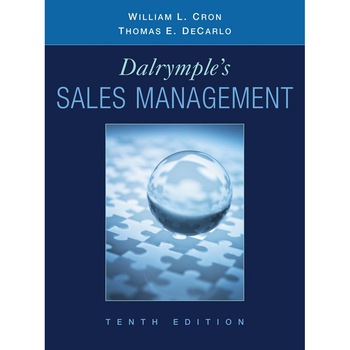 Dalrymple′s Sales Management de William L. Cron Dalrymple′s Sales Management de William L. Cron