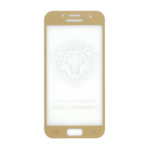 Folie sticla full size cu adeziv pe toata suprafata, Gema, pentru Samsung Galaxy A3 2017, gold