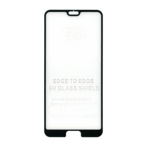 Folie sticla full size cu adeziv pe toata suprafata, Gema, pentru Huawei P20 Pro, negru