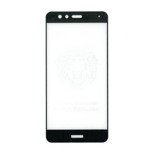 Folie sticla full size cu adeziv pe toata suprafata, Gema, pentru Huawei P 10 Lite, negru