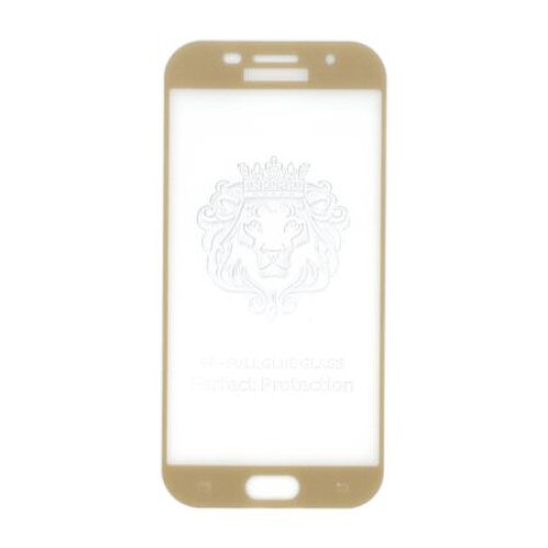 Folie sticla full size cu adeziv pe toata suprafata, Gema, pentru Samsung Galaxy A5 2017, auriu