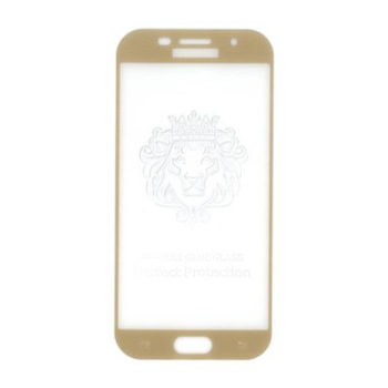 Folie sticla full size cu adeziv pe toata suprafata, Gema, pentru Samsung Galaxy A5 2017, auriu Folie sticla full size cu adeziv pe toata suprafata, Gema, pentru Samsung Galaxy A5 2017, auriu