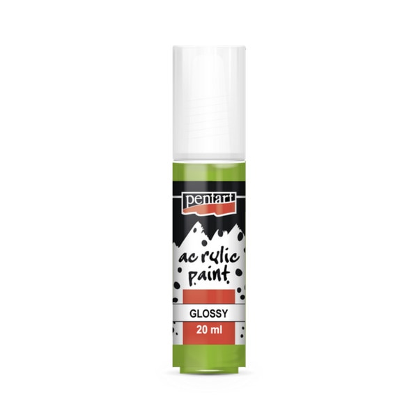 Vopsea acrilica lucioasa pe baza de apa Pentart - verde mar, 20 ml
