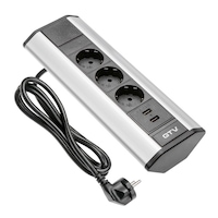 grup prize birou perete - colt 90 3 x schuko 2 x usb 21a 5v maxim 2500w cablu alimentare 15m imagen 38_0_
0
