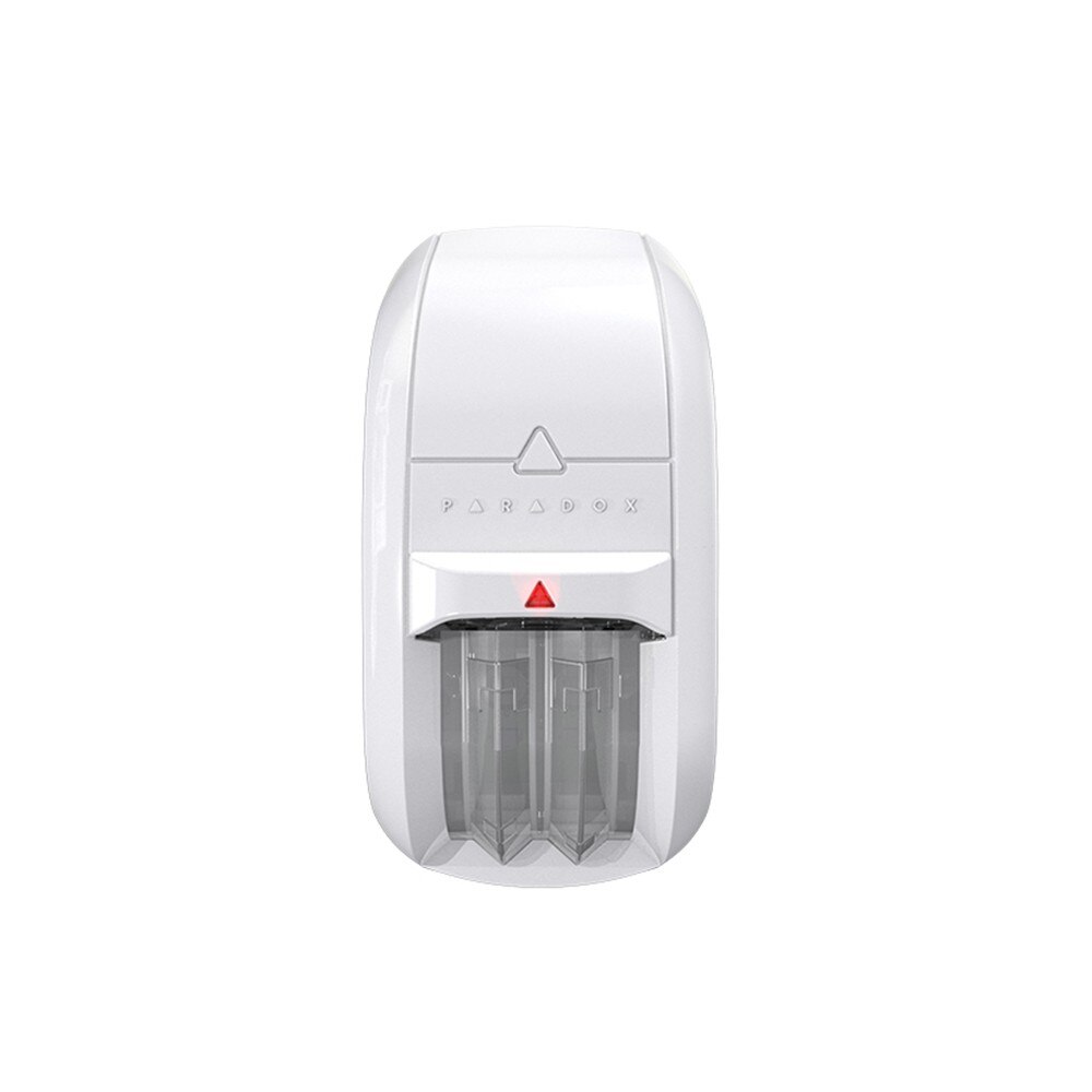 Detector de miscare digital, wireless, dublu element dual Mironel, IR activ, interior, anti-mascare, imunitate la animale Paradox NV75MR