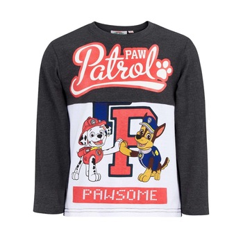 Bluza Patrula Catelusilor gri/alb, 6 ani, 116 cm Bluza Patrula Catelusilor gri/alb, 6 ani, 116 cm