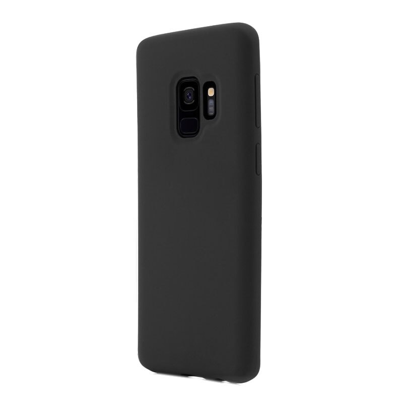 Husa de protectie Vetter Clip-On Soft Touch Silk Series pentru Samsung Galaxy S9, Black