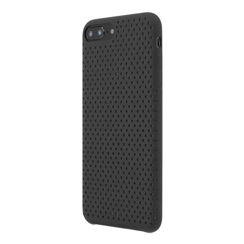 Husa de protectie Vetter Clip-On Silk Dot Design pentru Apple iPhone 8 Plus / iPhone 7 Plus, Black