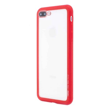 Husa de protectie Vetter Clear Back Glass pentru Apple iPhone 8 Plus / iPhone 7 Plus, Red Husa de protectie Vetter Clear Back Glass pentru Apple iPhone 8 Plus / iPhone 7 Plus, Red
