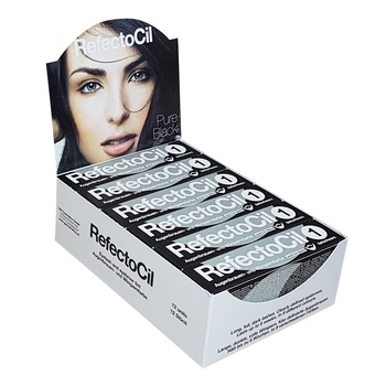 Set vopsea sprancene si gene, negru, set 12 buc, Refectocil Set vopsea sprancene si gene, negru, set 12 buc, Refectocil