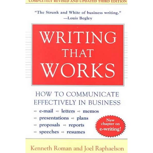 Writing That Works, 3rd Edition de Kenneth Roman