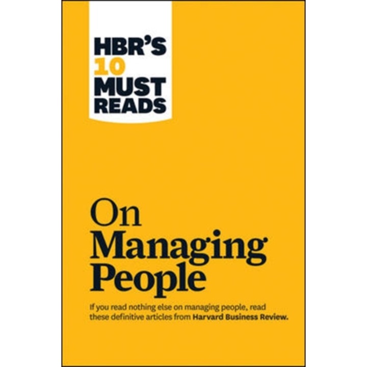 HBR's 10 Must Reads on Managing People de Harvard Business Review