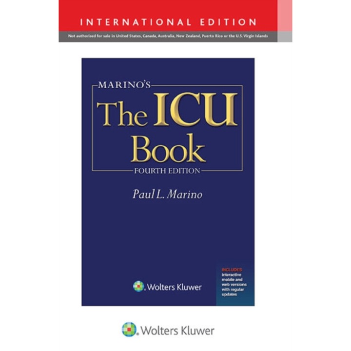 Marino's The ICU Book International Edition de Paul L. Marino MD, PhD, FCCM