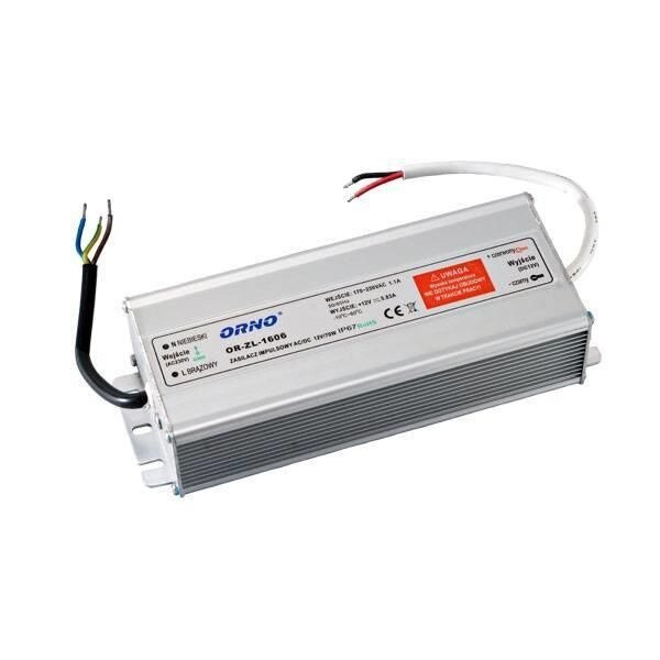 Transformator pentru LED 70W 5.83A AC/DC12V IP67, pentru exterior