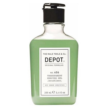 Gel de ras Depot 406, transparent, 200 ml Gel de ras Depot 406, transparent, 200 ml