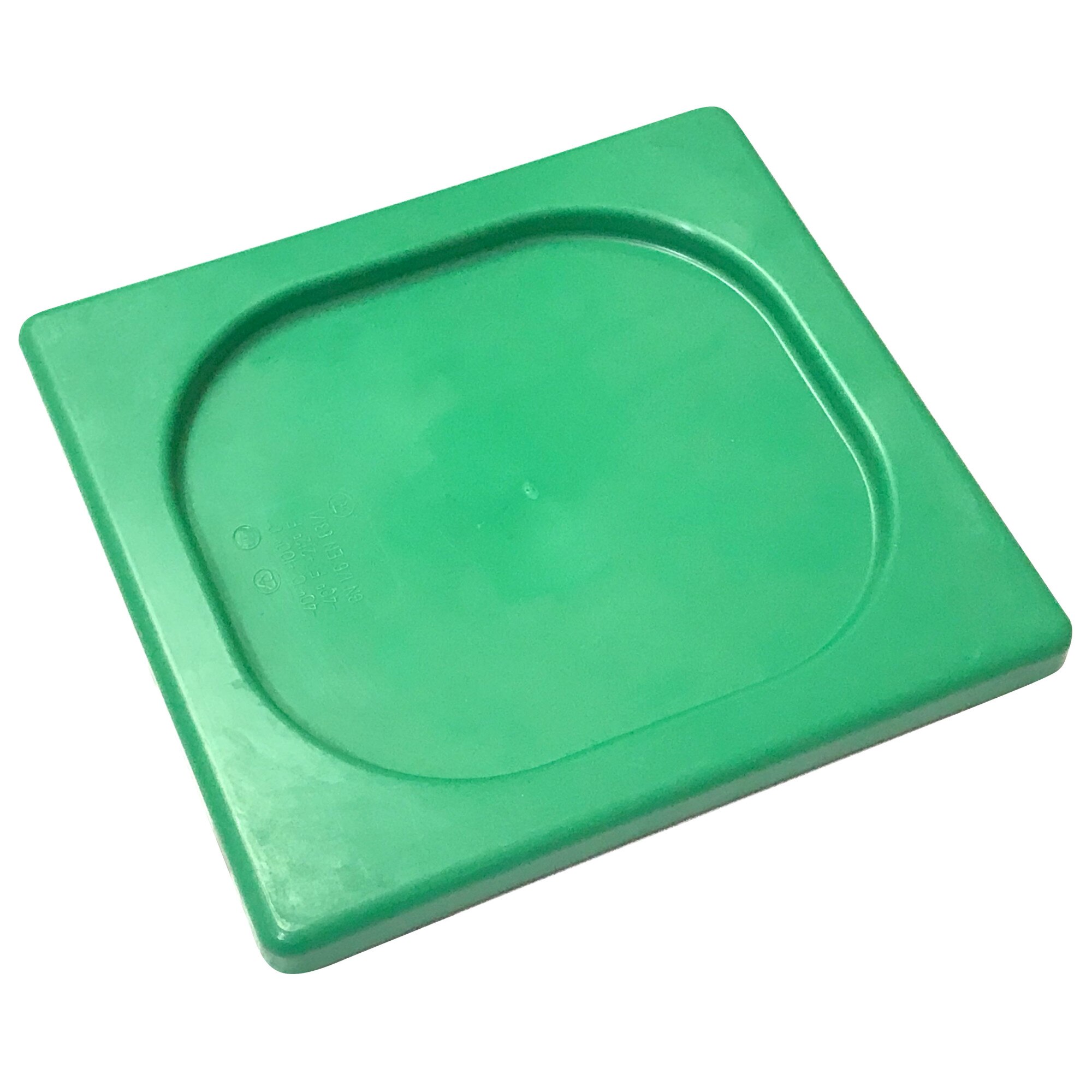 Capac tava Gastronorm GN 1/6 -176x162 mm, polipropilena verde, Hendi