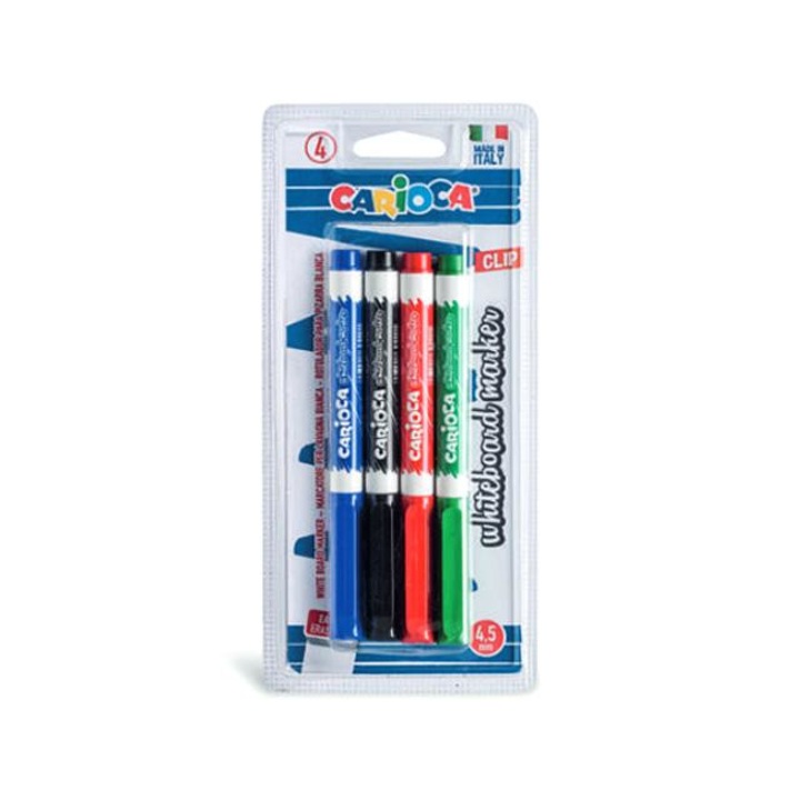 Carioca Whiteboard táblafilc szett 4,5mm 4db-os