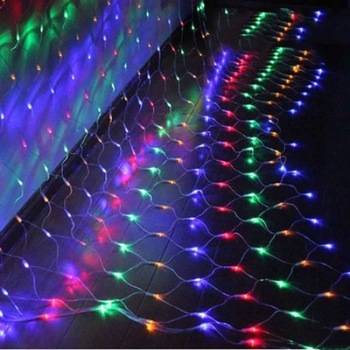 Instalatie de Craciun Sdx Market®, 2 m x 2 m, Plasa, Multicolor, 160 leduri, plasa luminoasa / girlanda / de exterior 6008M Instalatie de Craciun Sdx Market®, 2 m x 2 m, Plasa, Multicolor, 160 leduri, plasa luminoasa / girlanda / de exterior 6008M