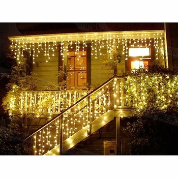 Instalatie de Craciun tip Franjuri / Turturi 3 metri FIR GROS de EXTERIOR, ALB CALD, 100 leduri mari Instalatie de Craciun tip Franjuri / Turturi 3 metri FIR GROS de EXTERIOR, ALB CALD, 100 leduri mari