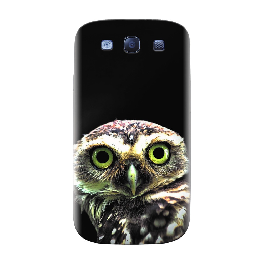 Husa silicon pentru Samsung Galaxy S3, Owl In The Dark