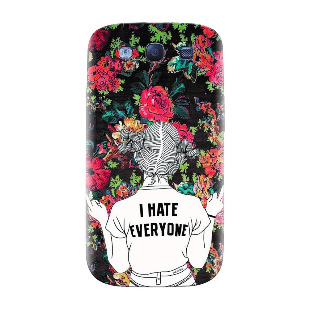 Husa silicon pentru Samsung Galaxy S3, I Hate Everyone