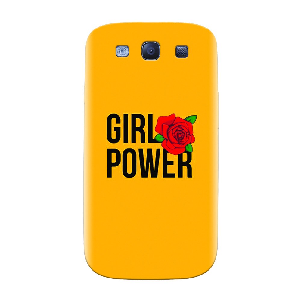 Husa silicon pentru Samsung Galaxy S3, Girl Power