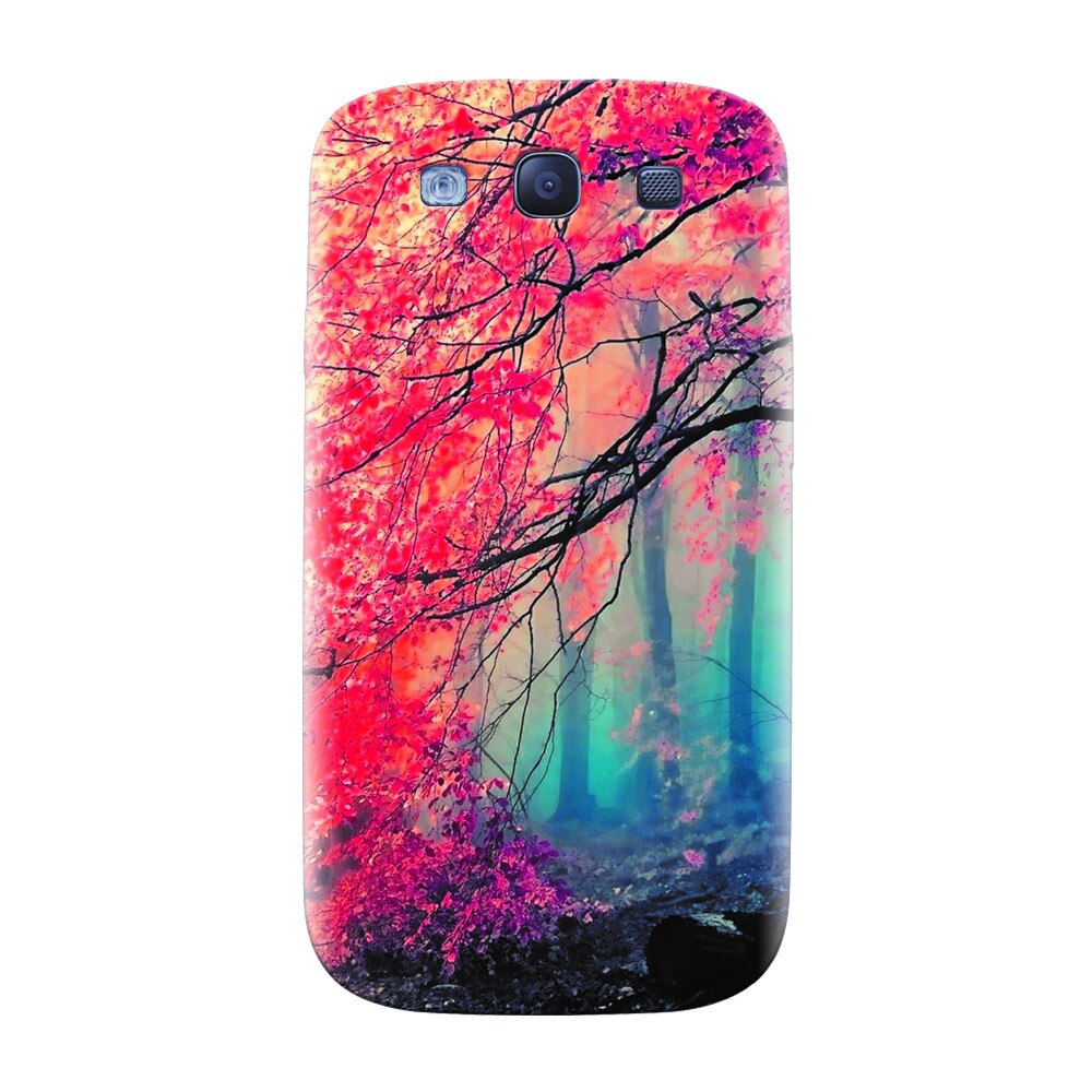 Husa silicon pentru Samsung Galaxy S3, Morning Fog Inest Nature