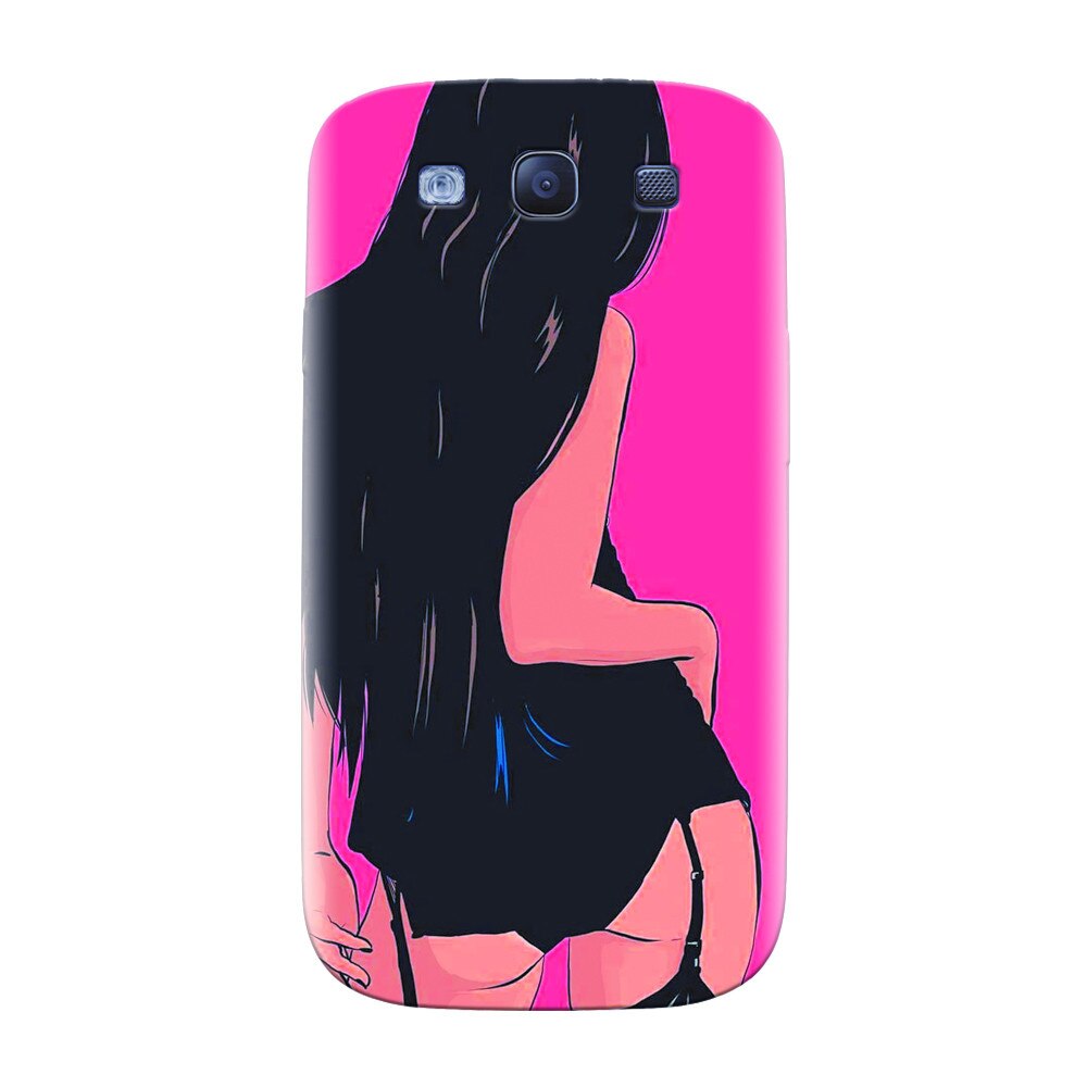 Husa silicon pentru Samsung Galaxy S3, Girl With Long Hair