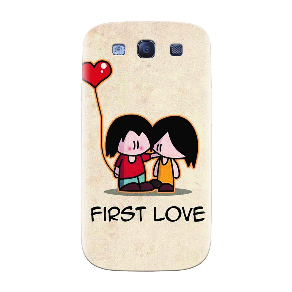 Husa silicon pentru Samsung Galaxy S3, First Love Great Lock Screen