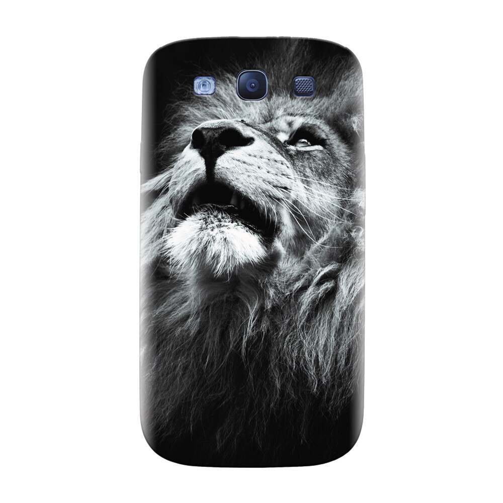Husa silicon pentru Samsung Galaxy S3, Majestic Lion Portrait