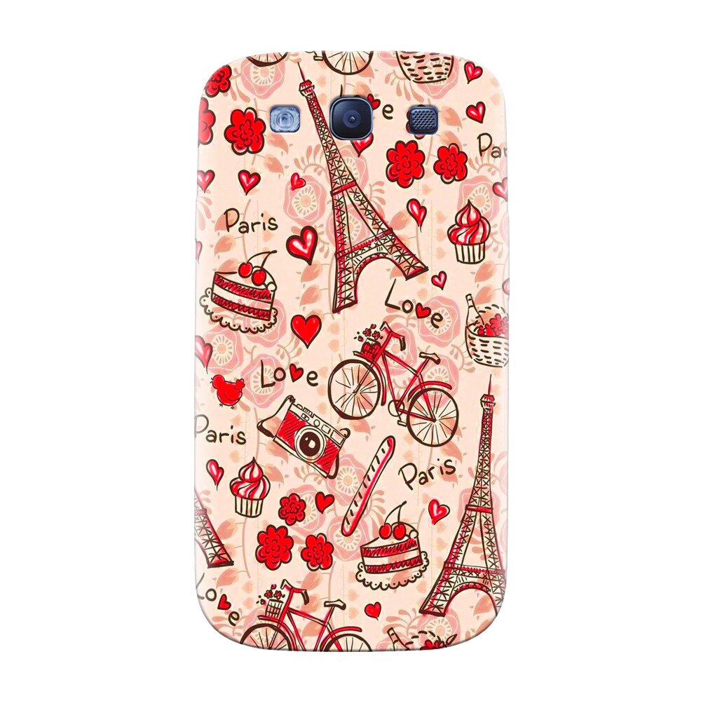 Husa silicon pentru Samsung Galaxy S3, Paris Love