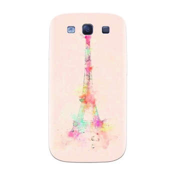 Husa silicon pentru Samsung Galaxy S3, Eiffel Tower 001 Husa silicon pentru Samsung Galaxy S3, Eiffel Tower 001