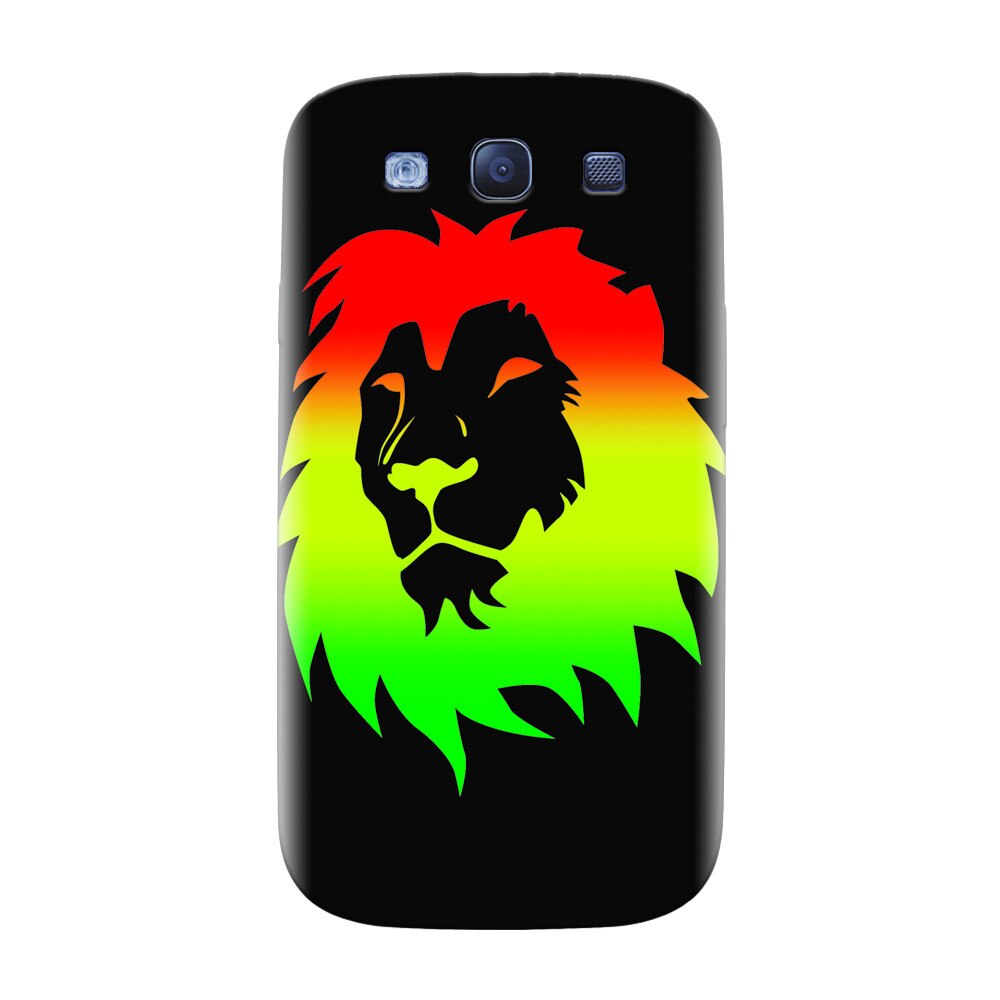 Husa silicon pentru Samsung Galaxy S3, Rasta Color Lion