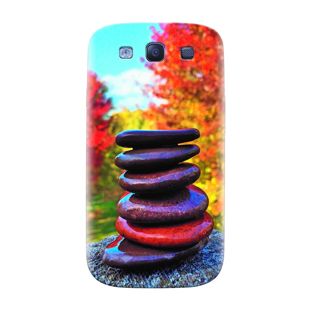 Husa silicon pentru Samsung Galaxy S3, Stacking Stones