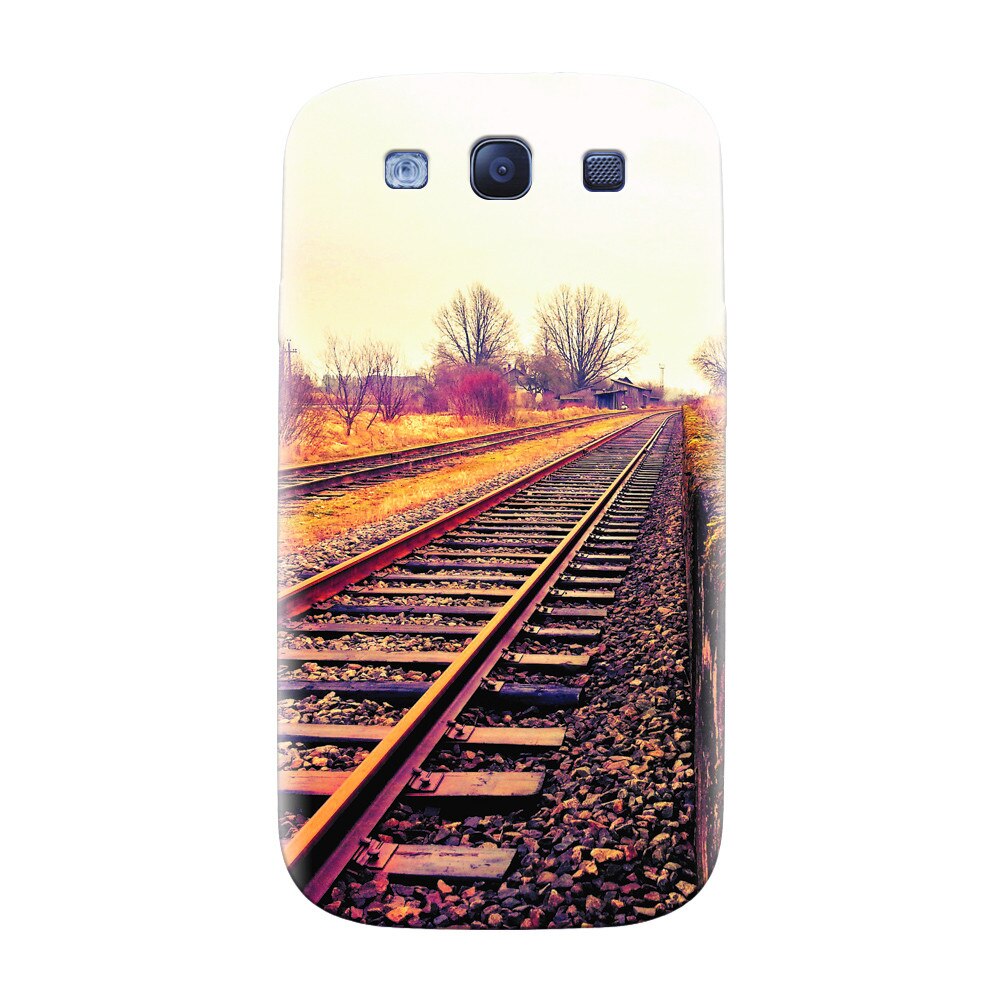 Husa silicon pentru Samsung Galaxy S3, Railroad