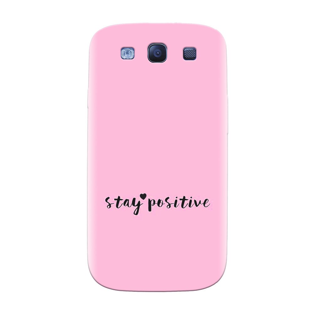 Husa silicon pentru Samsung Galaxy S3, Stay Positive