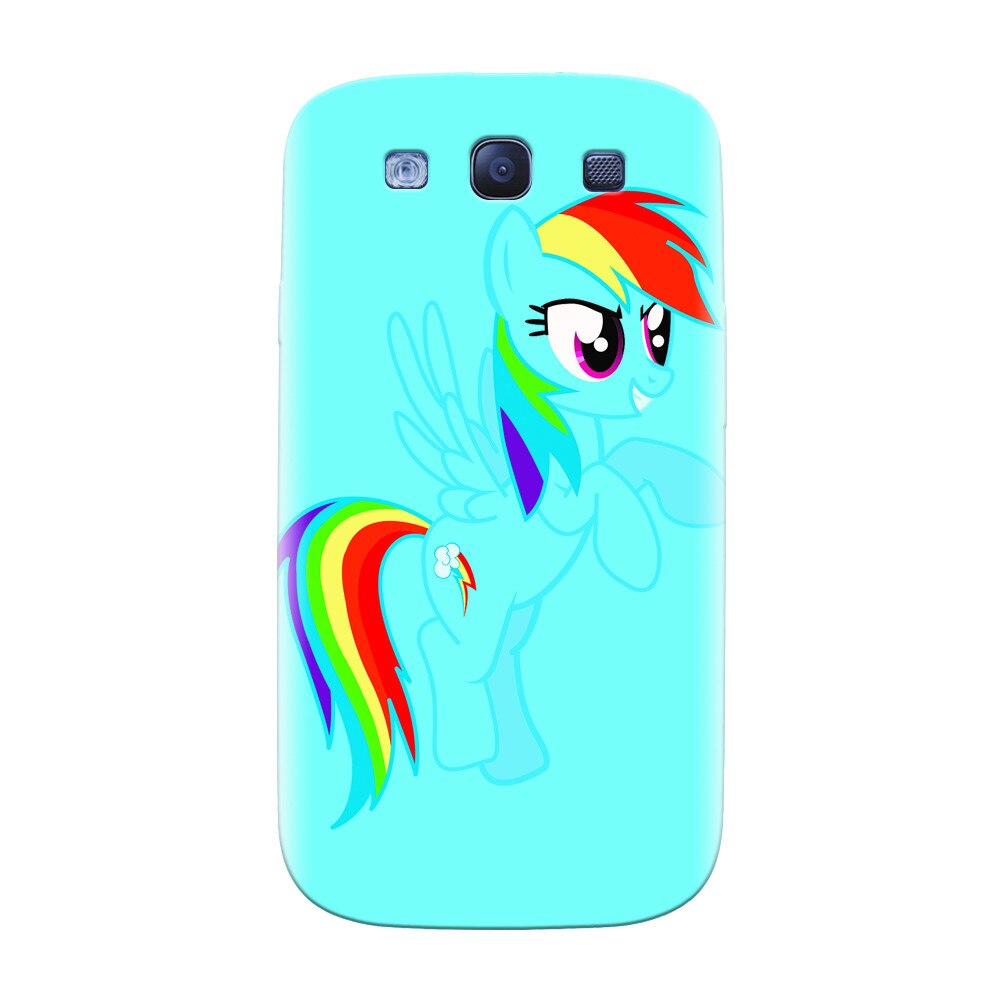 Husa silicon pentru Samsung Galaxy S3, Rainbow Dash