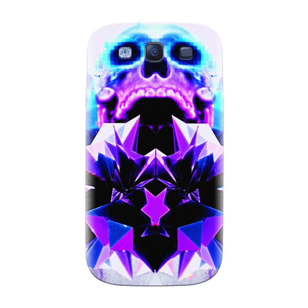Husa silicon pentru Samsung Galaxy S3, Abstract Framed Skull